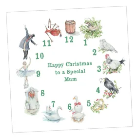 12 Days Of Christmas Mum Card