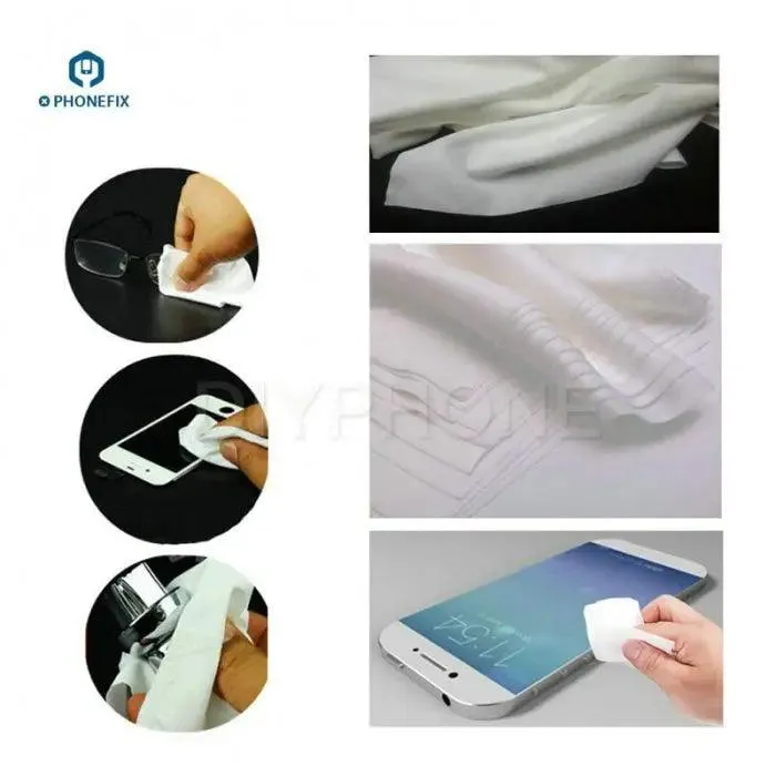 50pcs Non-dust Cleaning Cloth for Phone Screen Cleaning Tool