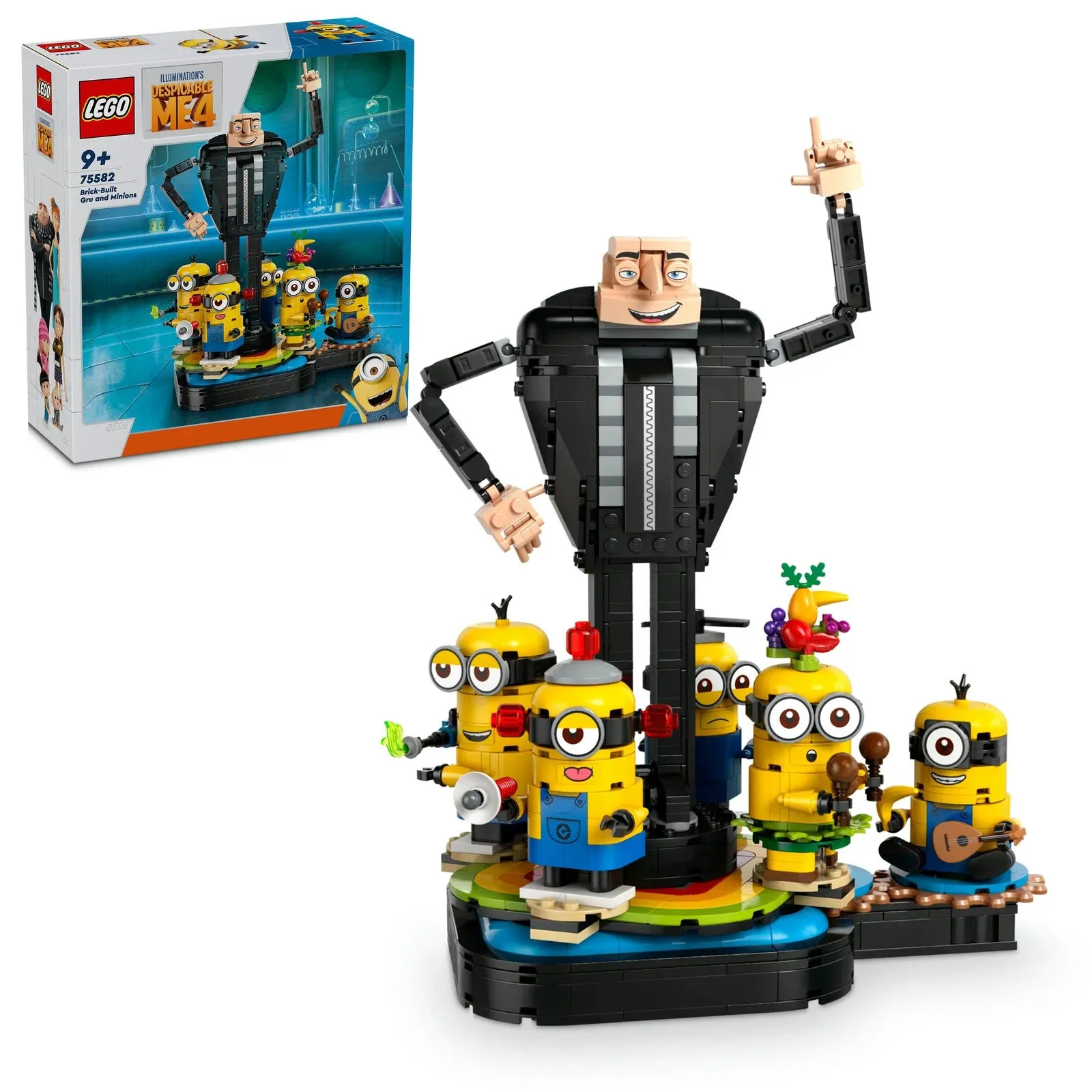 75582 LEGO Despicable Me 4 Brick-Built Gru and Minions