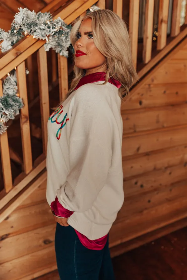 A Holly Jolly Christmas Knit Sweater Curves