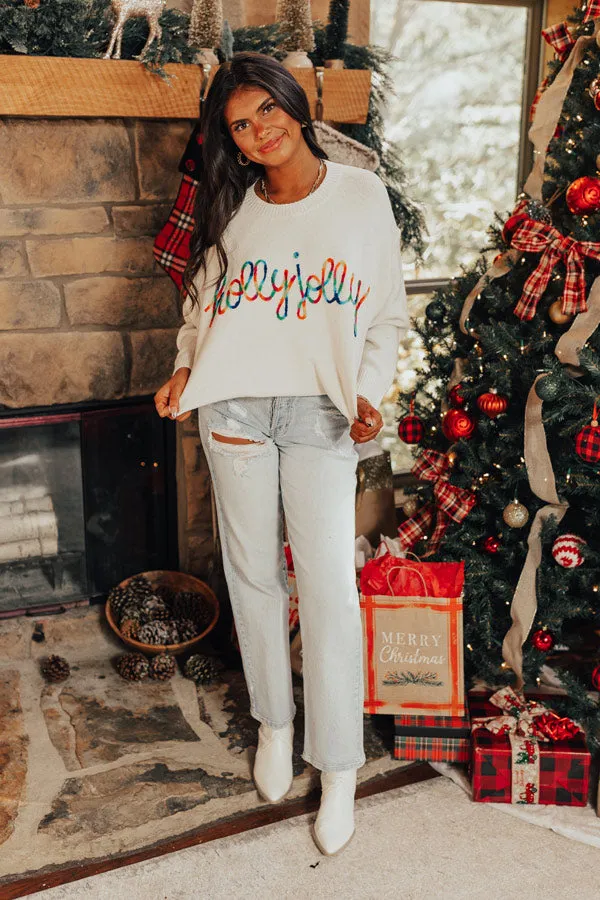 A Holly Jolly Christmas Knit Sweater