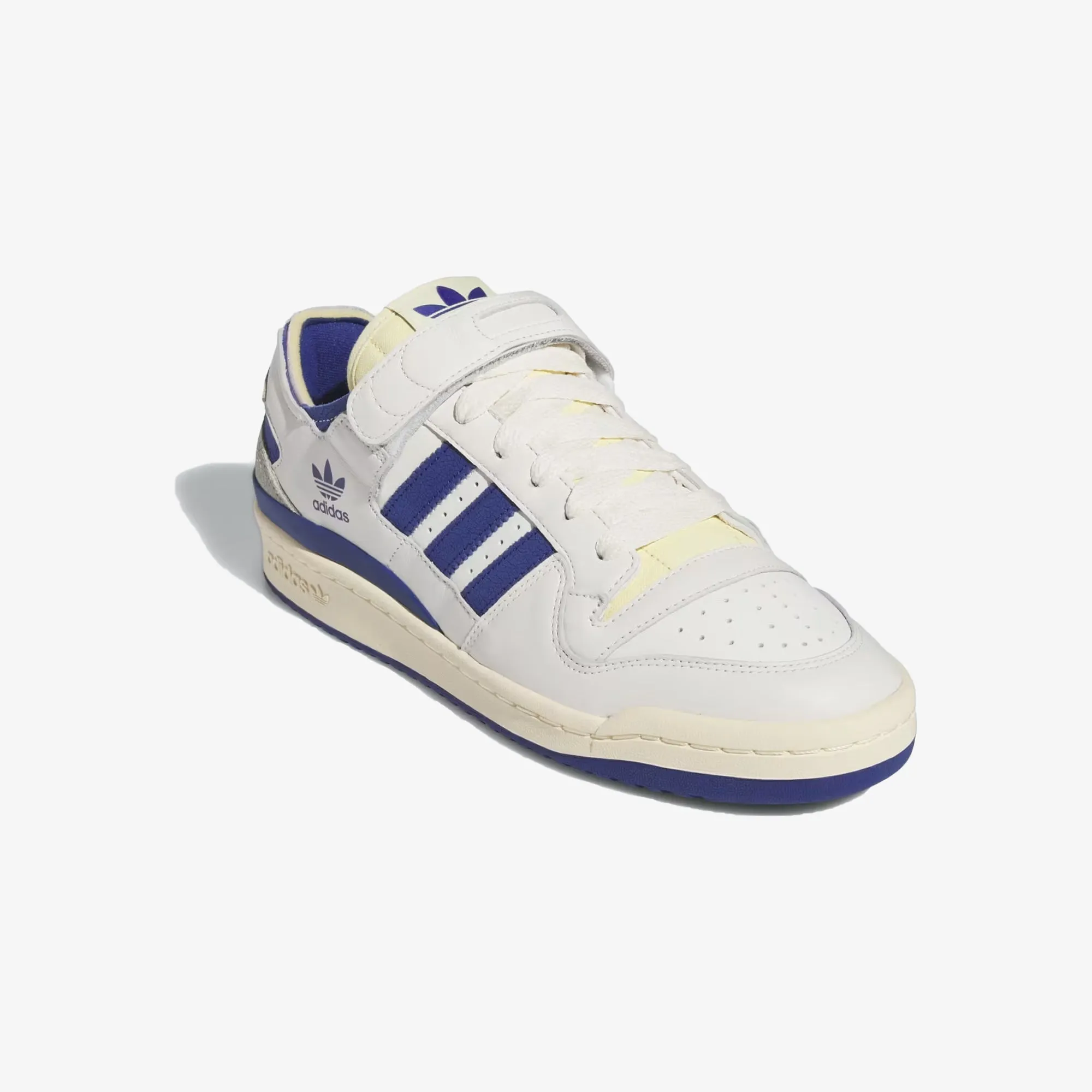 Adidas Originals | FORUM 84 LOW  { CLOUD WHITE/VICTORY BLUE/EASY YELLOW