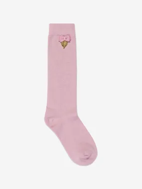 Angels Face Girls Charming Socks in Pink