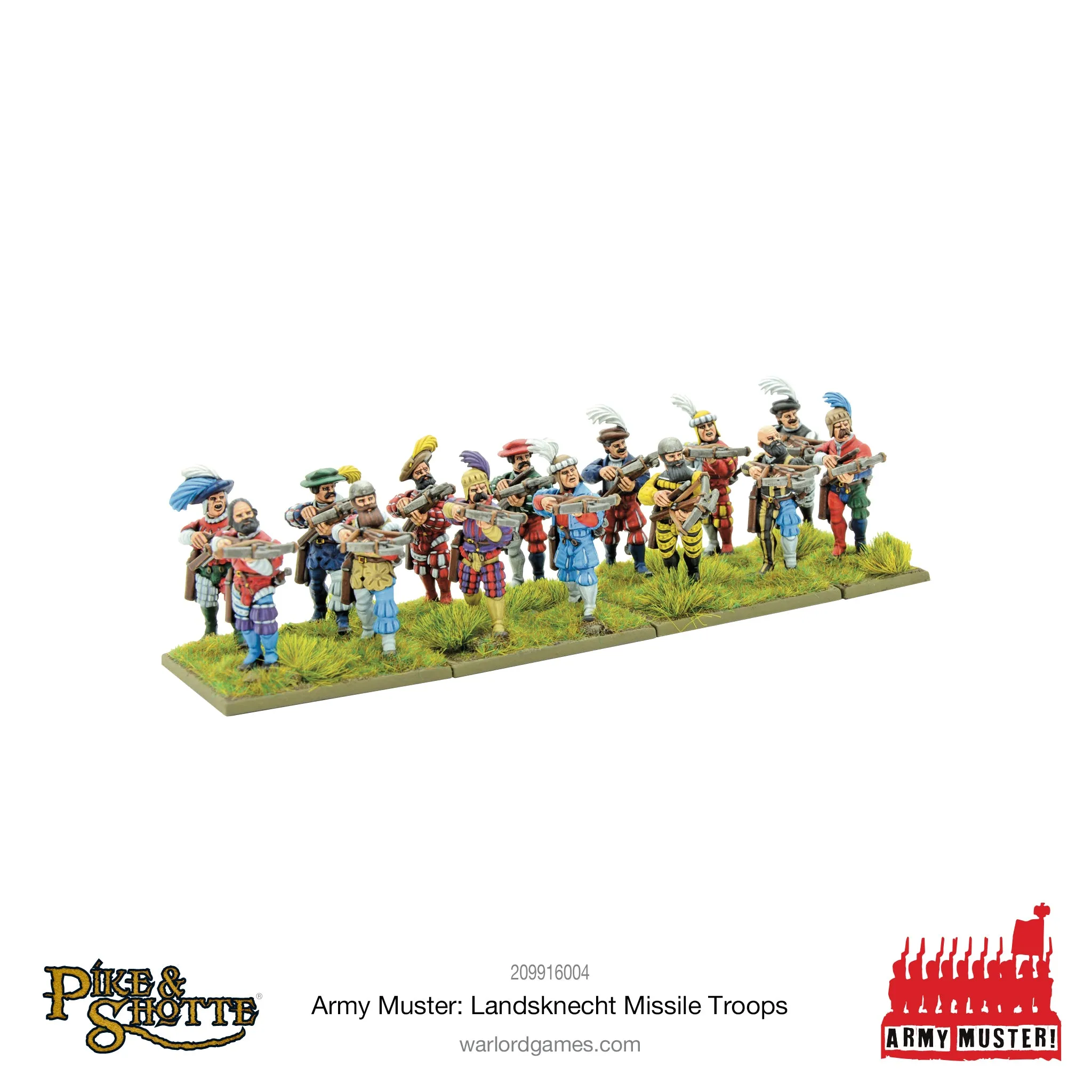 Army Muster - Landsknecht Missile Troops