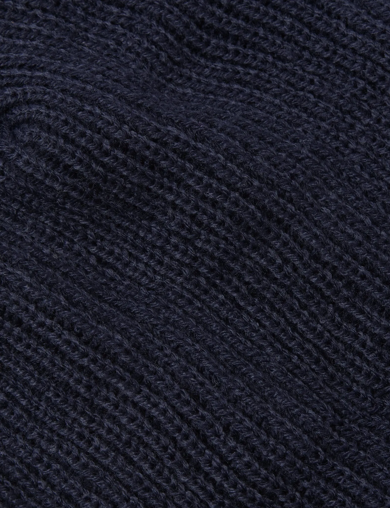 Article. Fisherman Rib Beanie Hat - Navy Blue