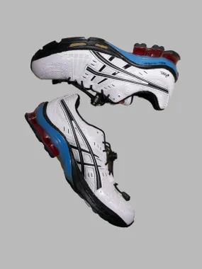 Asics Gel-Kinsei OG White/Black sneakers with modified laces - US mens 8 EU 41.5