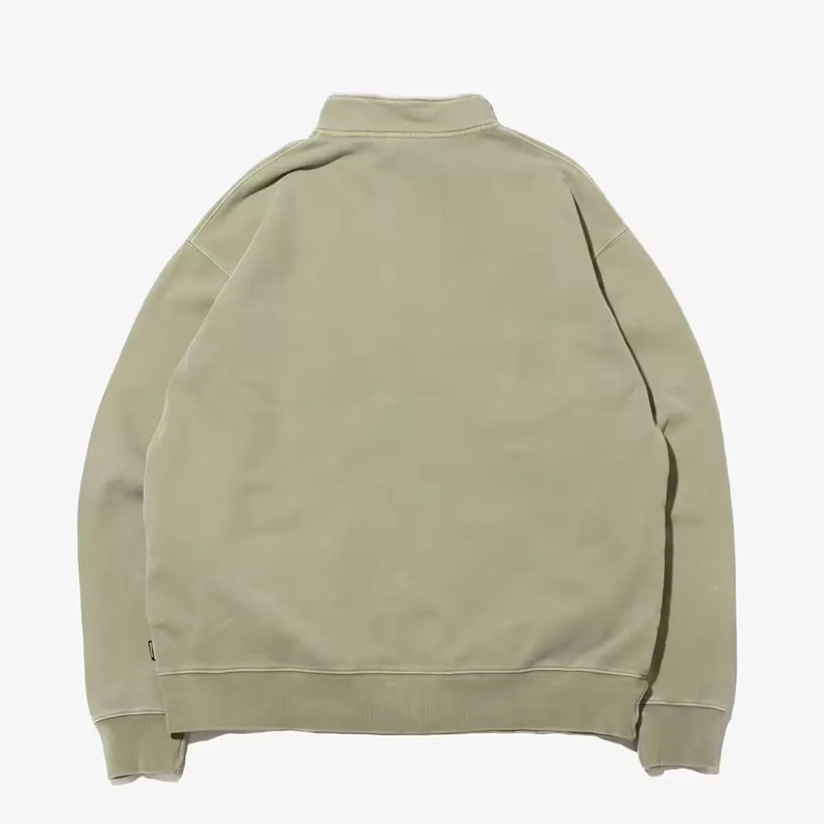 ATMOS PIGMENT DYED HALF ZIP SWEATSHIRT