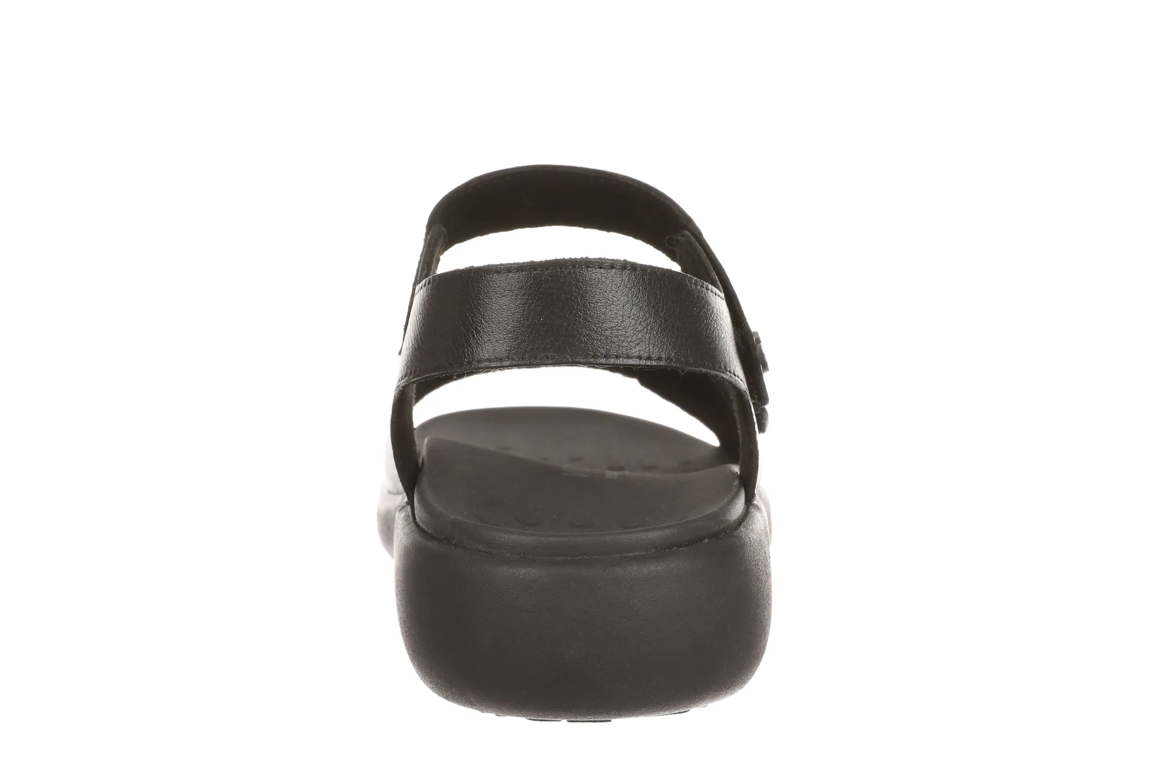 Awaken Recovery Adjustable Walking Sandal in Black