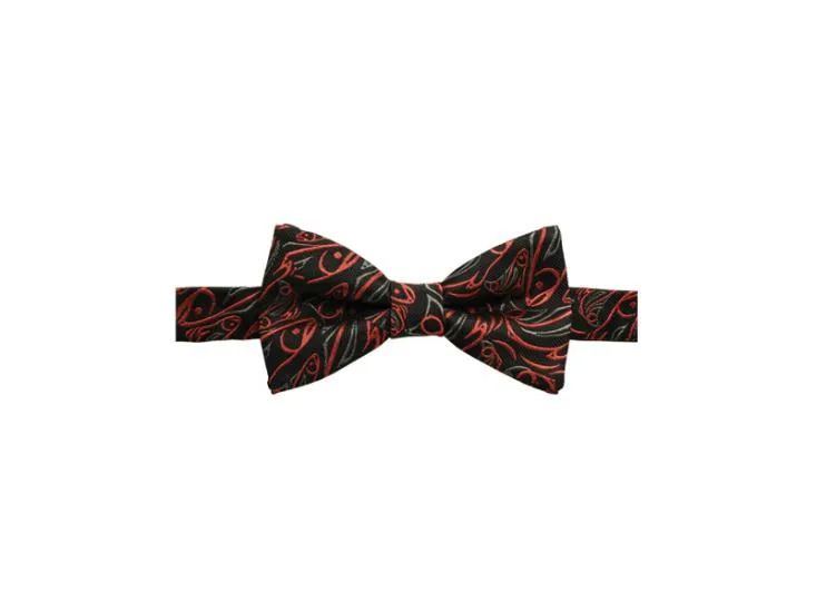 Bow Tie - Polyester, Salmon Run