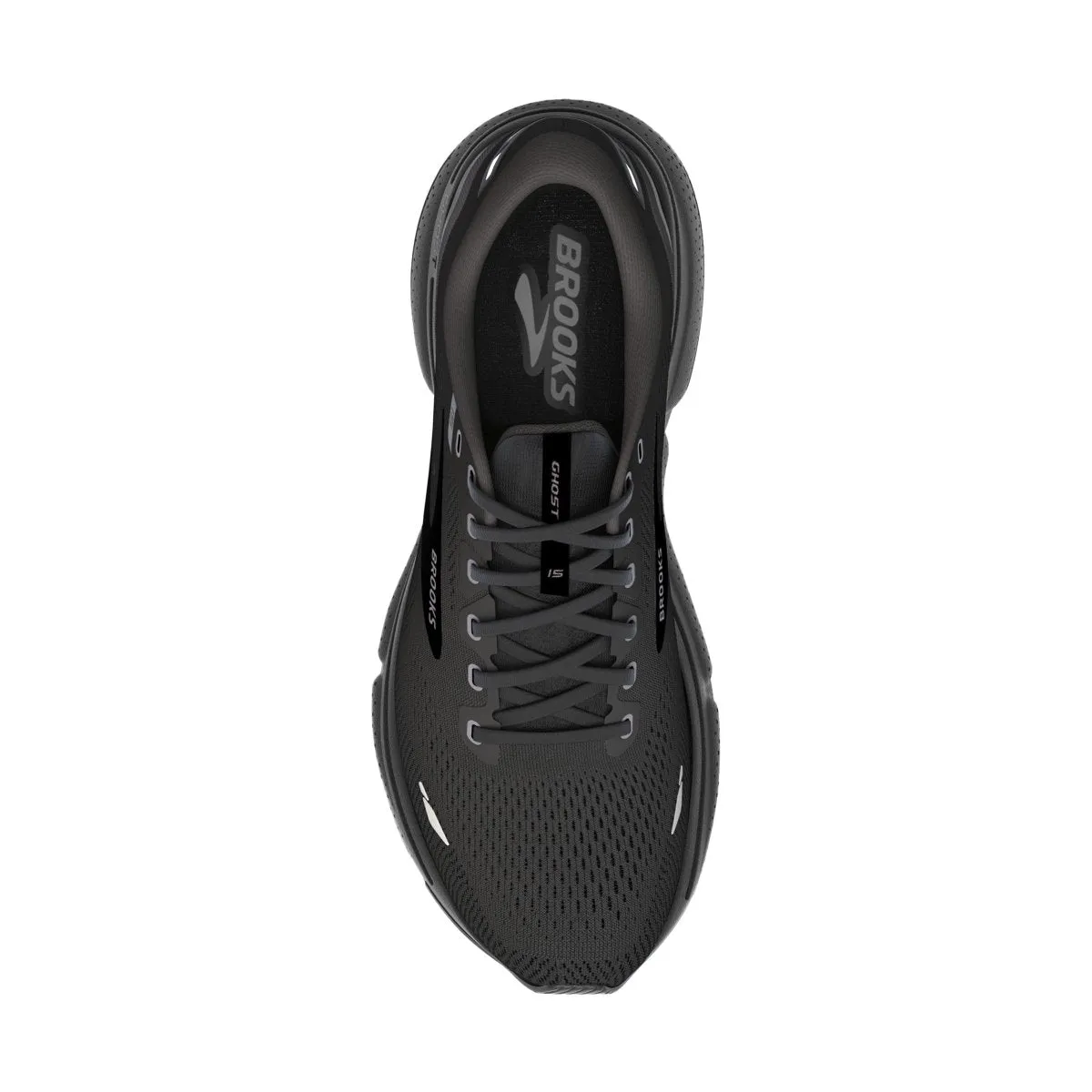 Brooks Men's Ghost 15 Black/Black