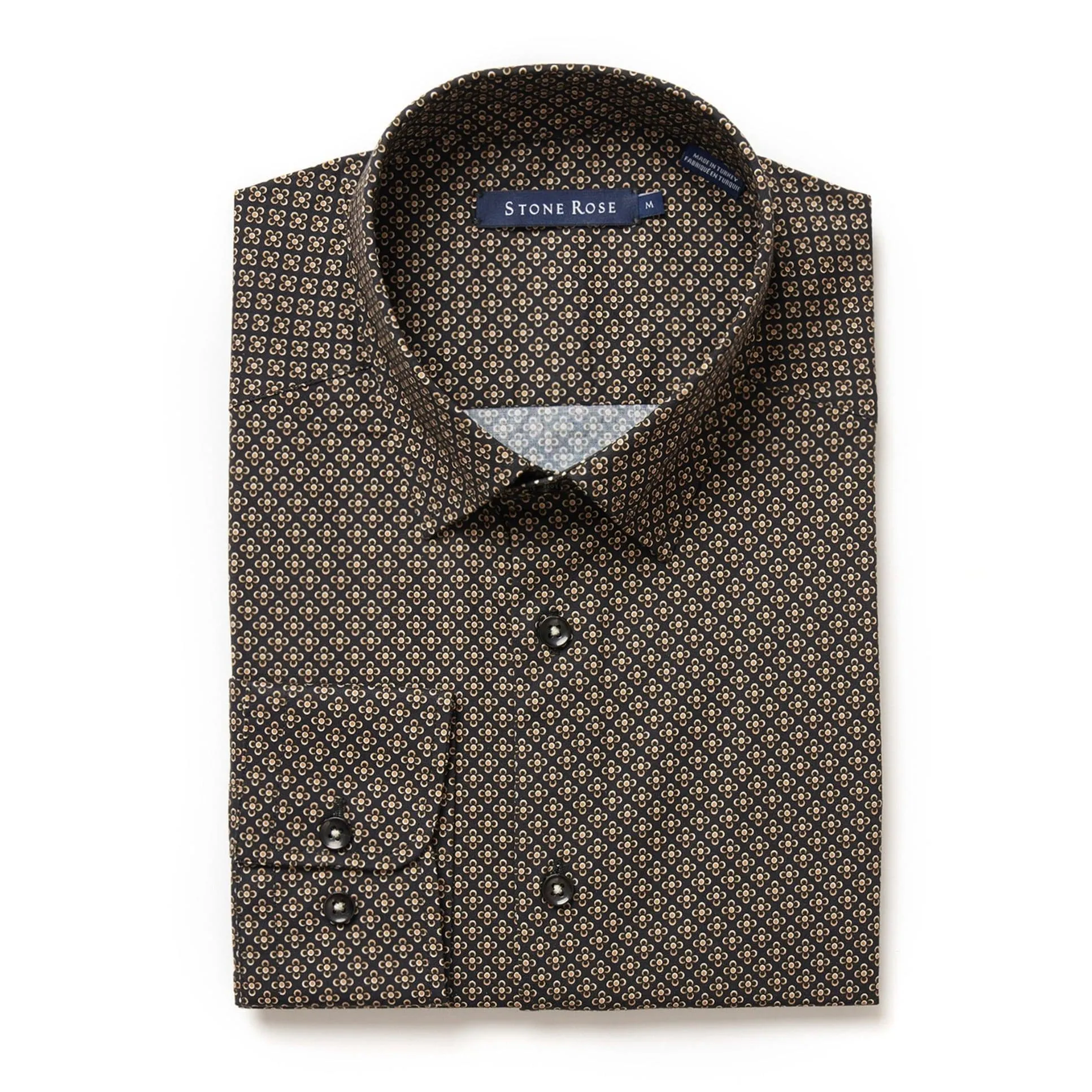 Brown Clover Geo Print Shirt