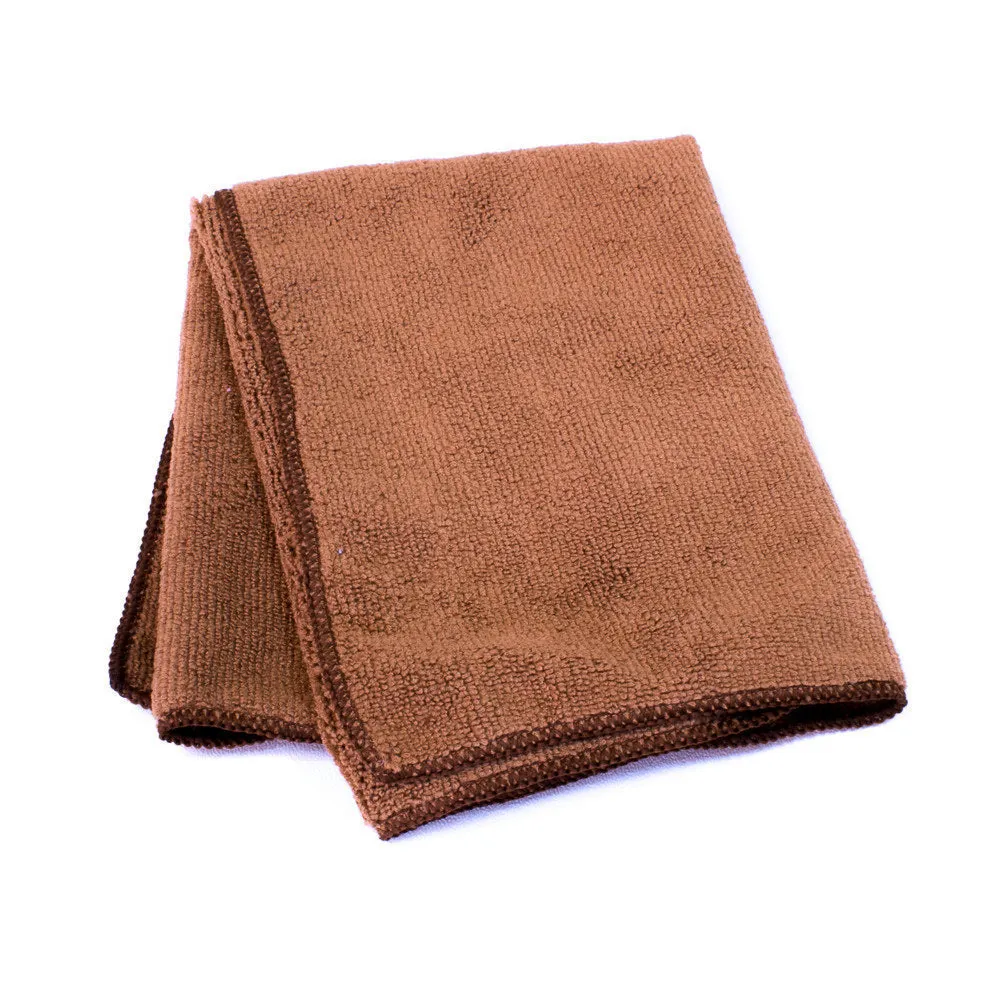 Brown Microfiber Cloth Towel 16" x 16"