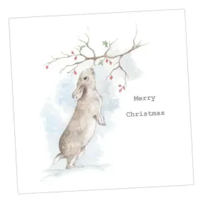 Bunny Christmas Card