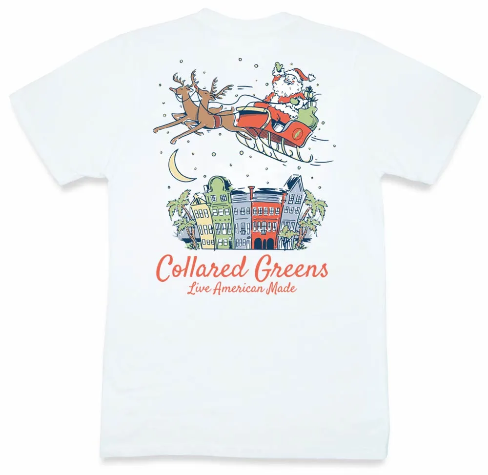 Charleston Christmas: Short Sleeve T-Shirt - White