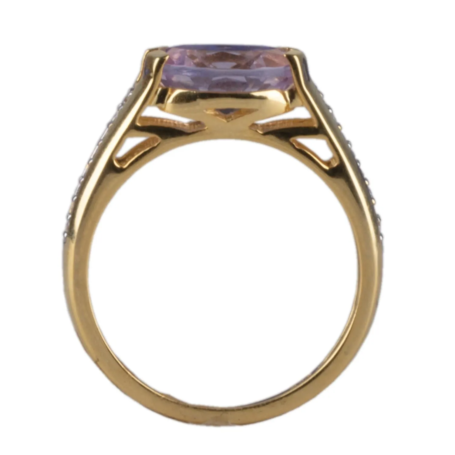 Cherished 10K Gold Amethyst Ring