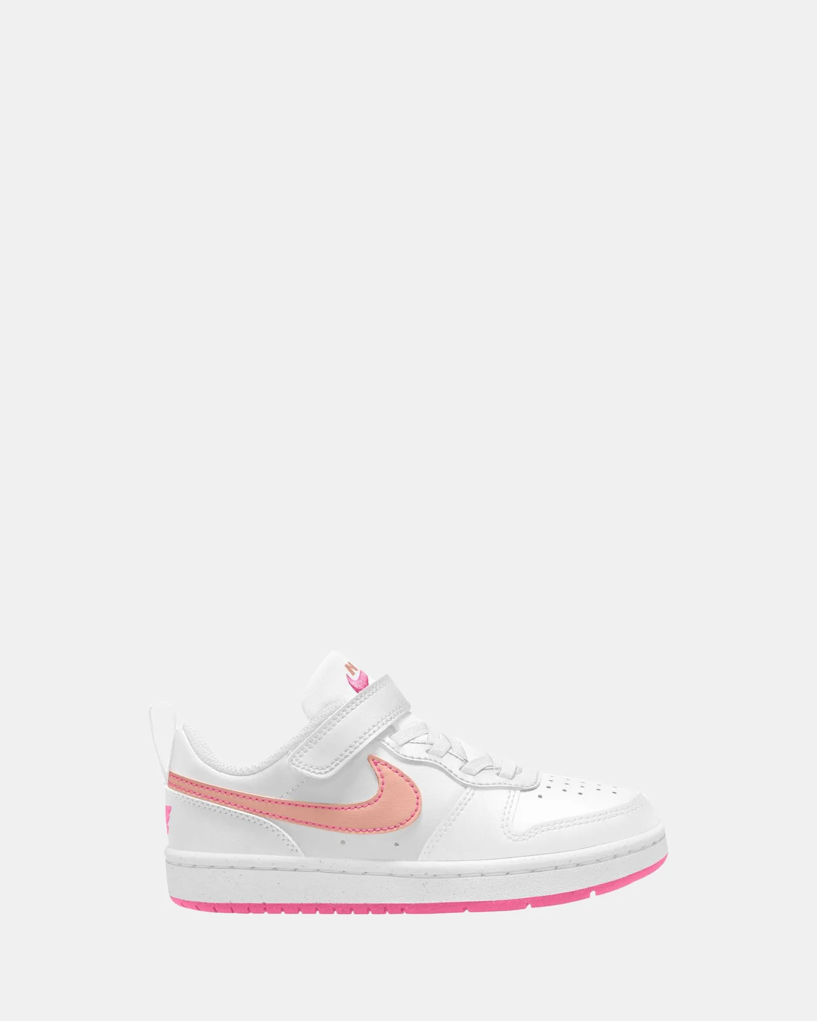 Court Borough Low Recraft Pre-School White/Artic Orange/Pinksickle