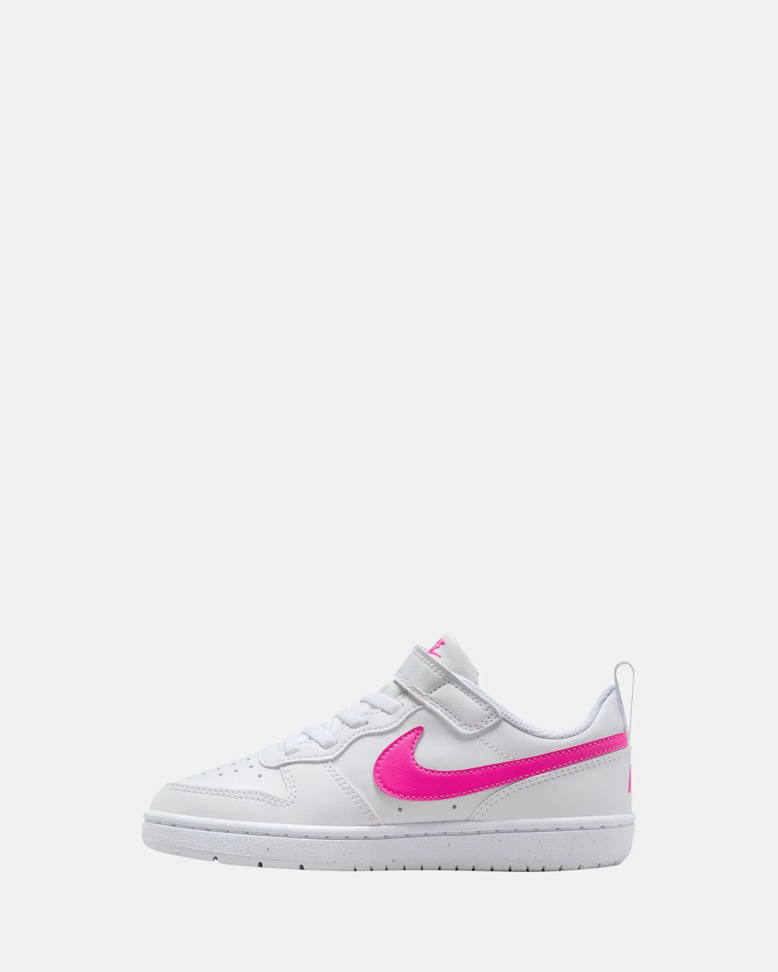 Court Borough Low Recraft Pre-School White/Laser Fuchsia