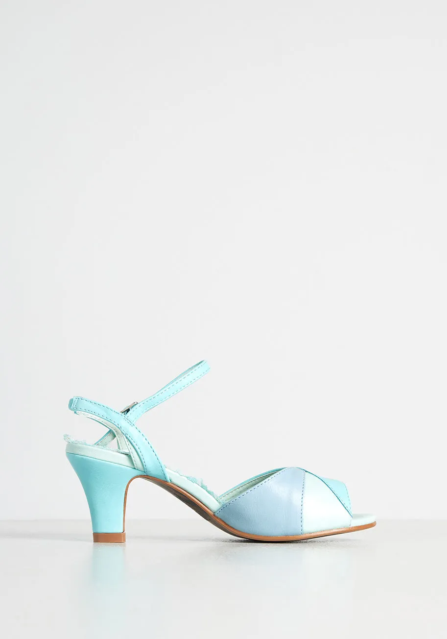 Dancing By The Seaside Ankle Strap Heel