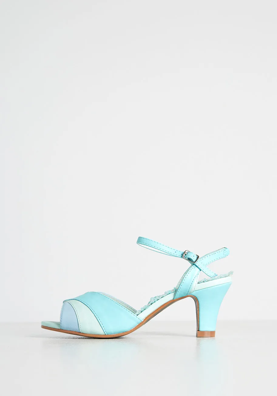 Dancing By The Seaside Ankle Strap Heel