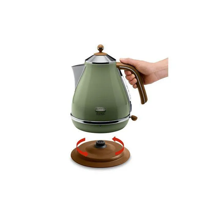 Delonghi KBOV2001.GR Stainless Steel Jug Kettle Green