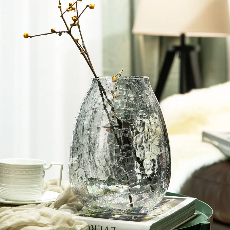 Distressed Look Glass Vases