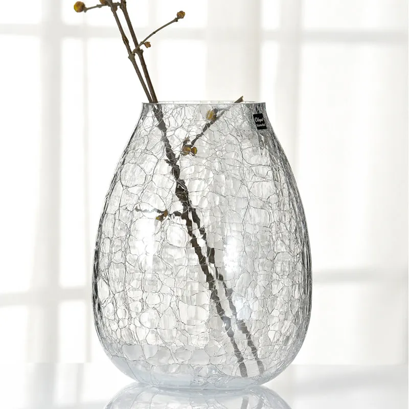 Distressed Look Glass Vases