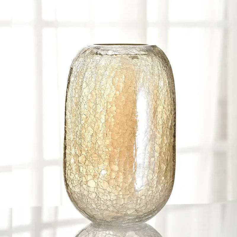 Distressed Look Glass Vases