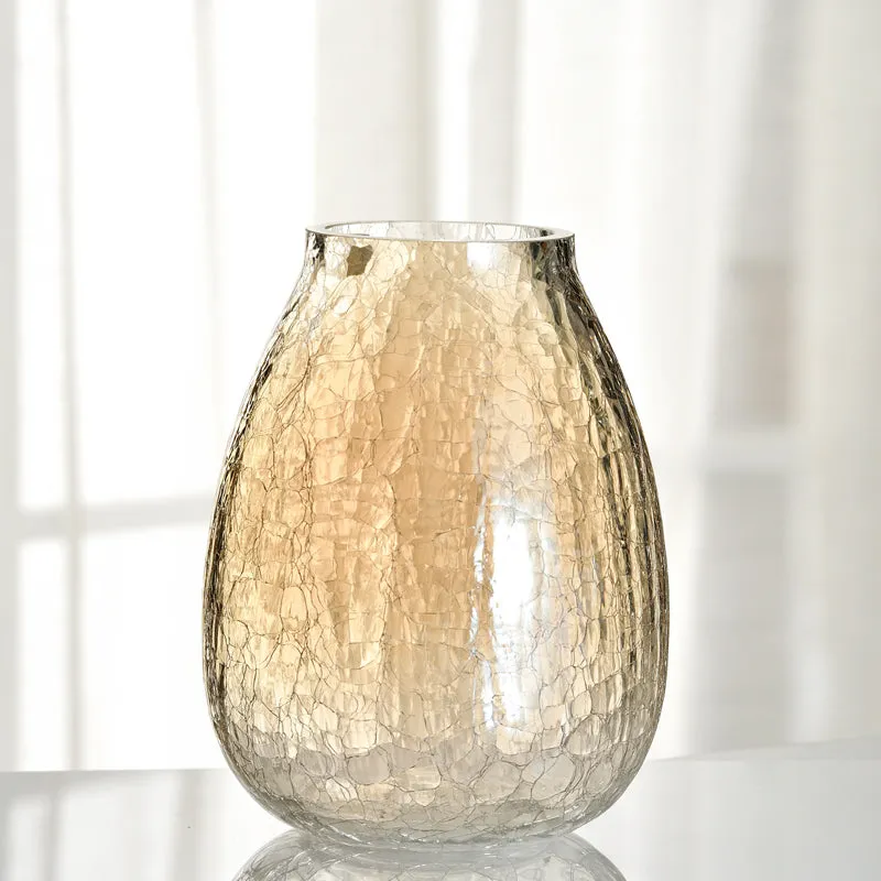 Distressed Look Glass Vases