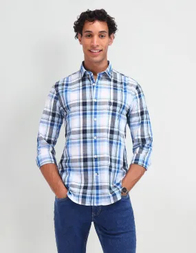 Dupplin Checked Poplin Shirt