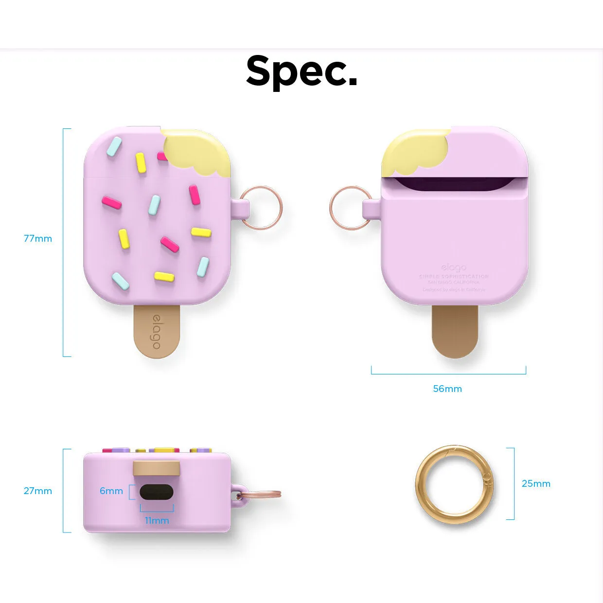 Elago Ice Cream 1 & 2 AirPods Case