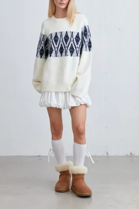 FAIR ISLE CREWNECK SWEATER