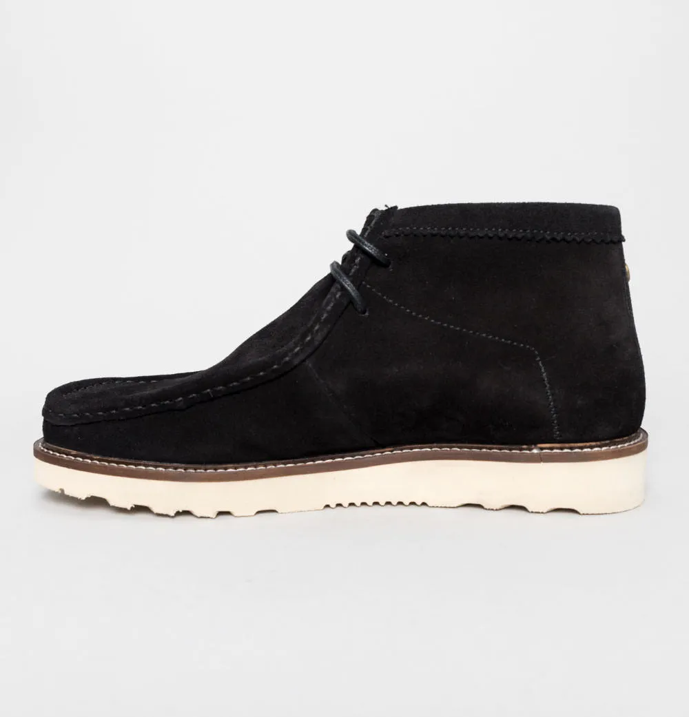 Farah Hanker Suede Boots Black