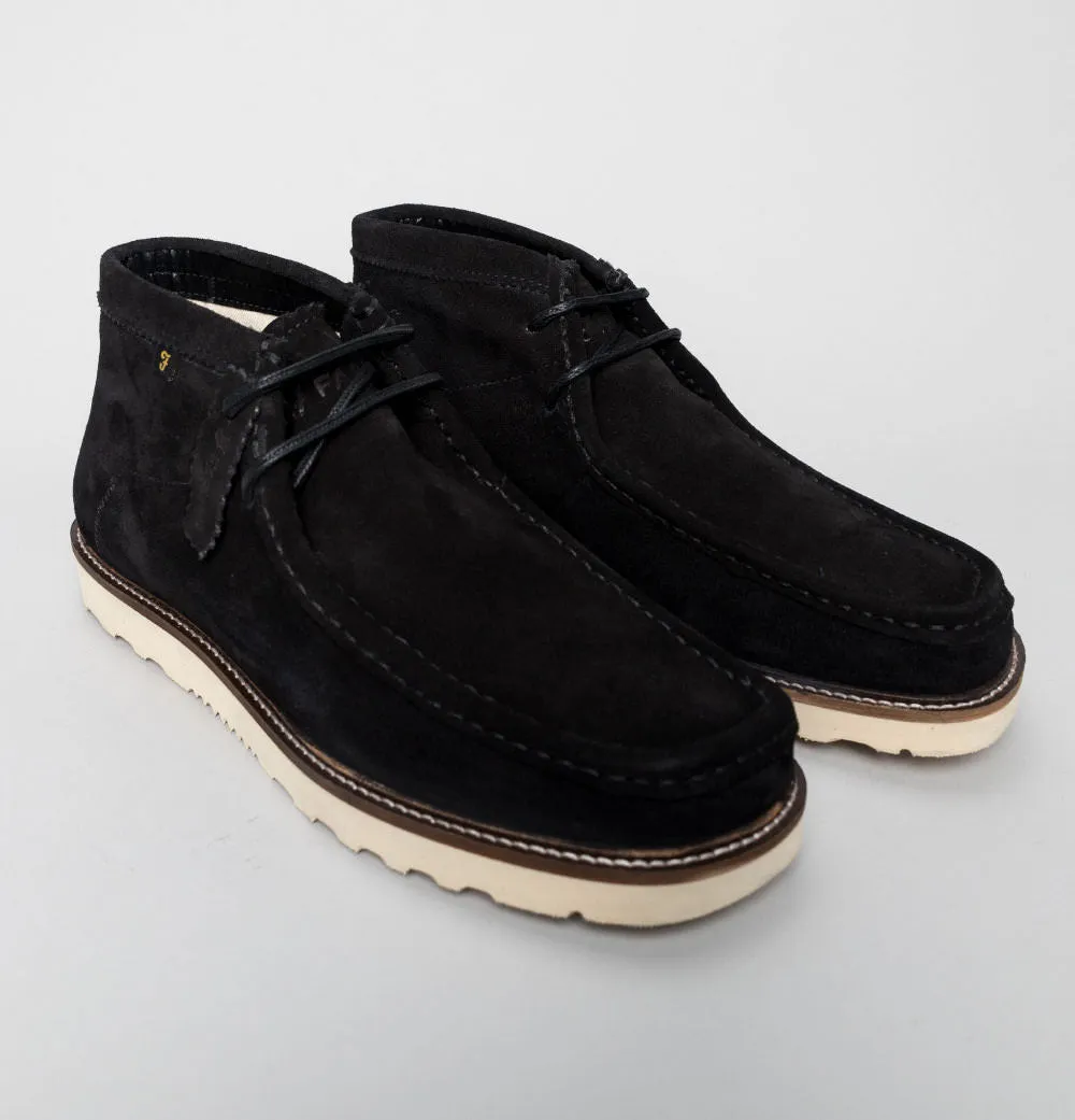 Farah Hanker Suede Boots Black