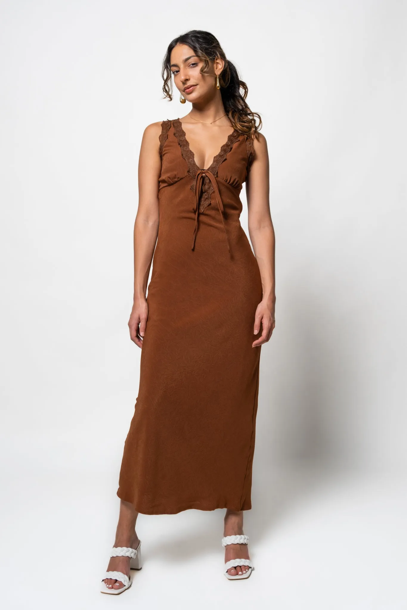 Francine Long Slip Dress