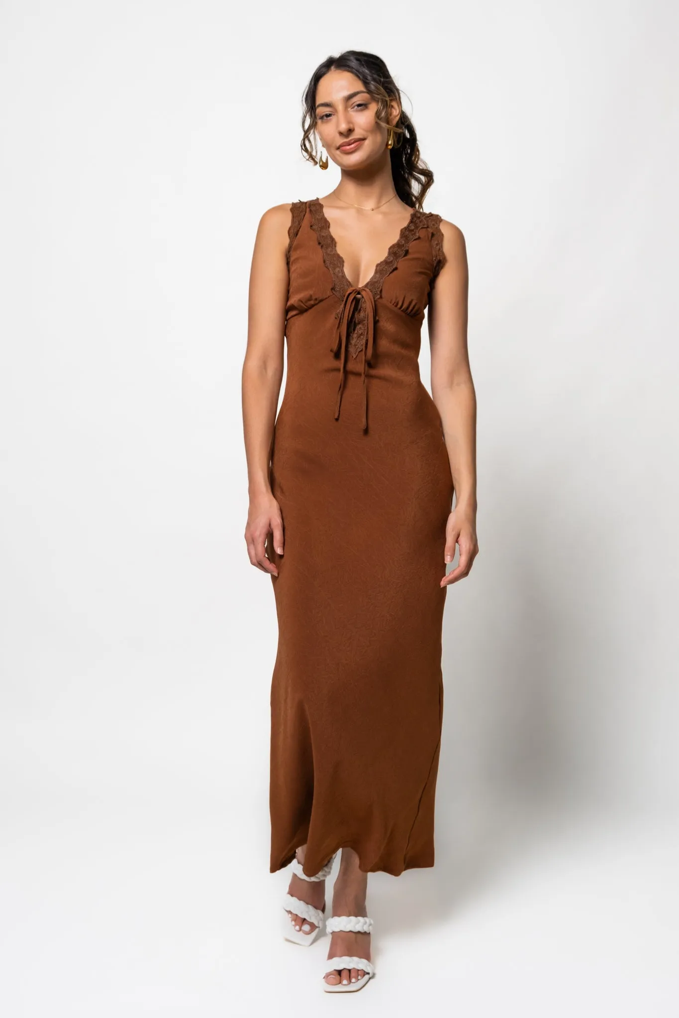 Francine Long Slip Dress