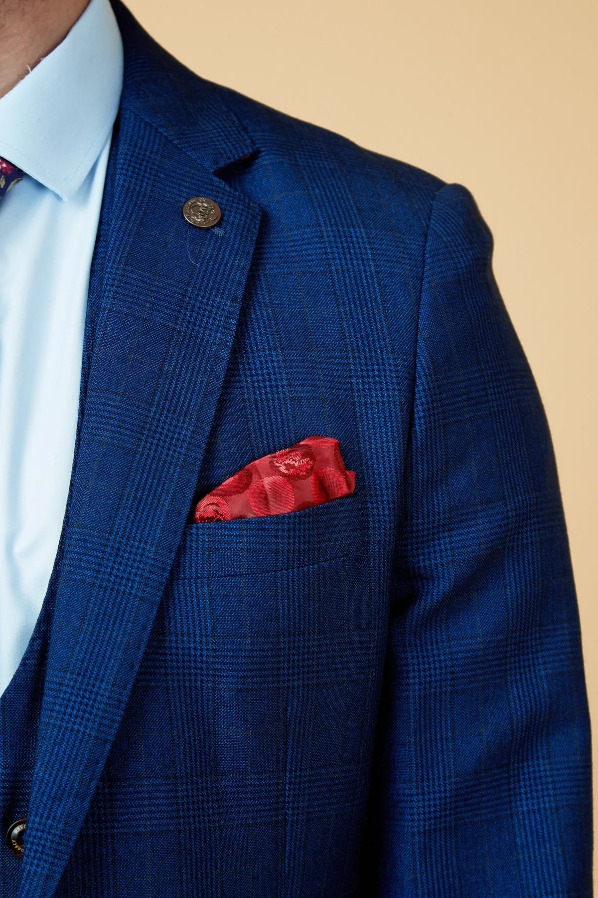 GEORGE - Royal Blue Check Blazer