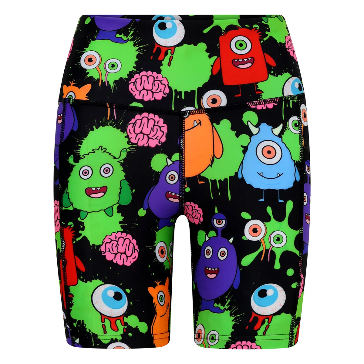 Ghastly Goo Running Shorts Halloween