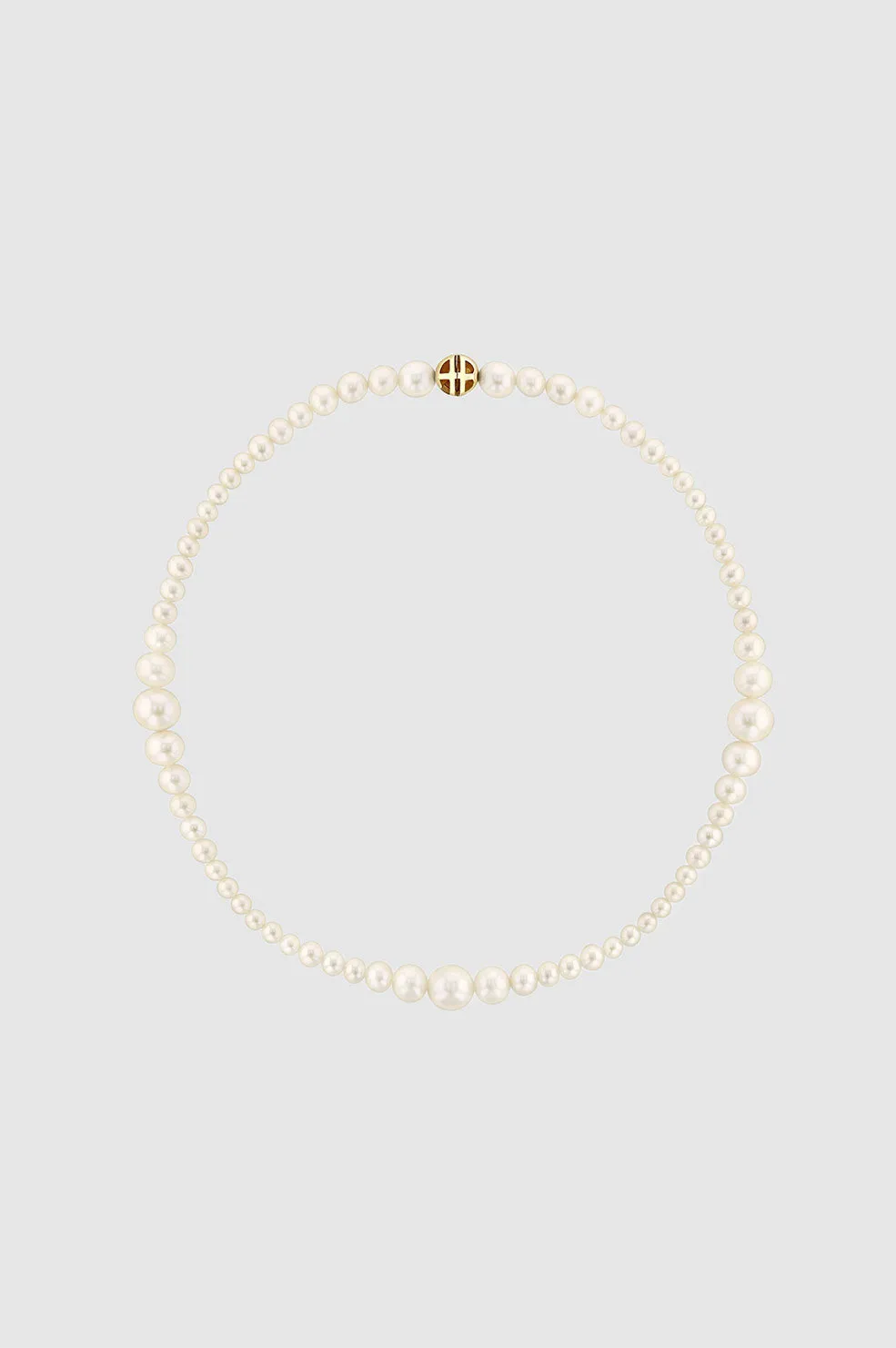 Gradual Pearl Necklace - 14k Gold