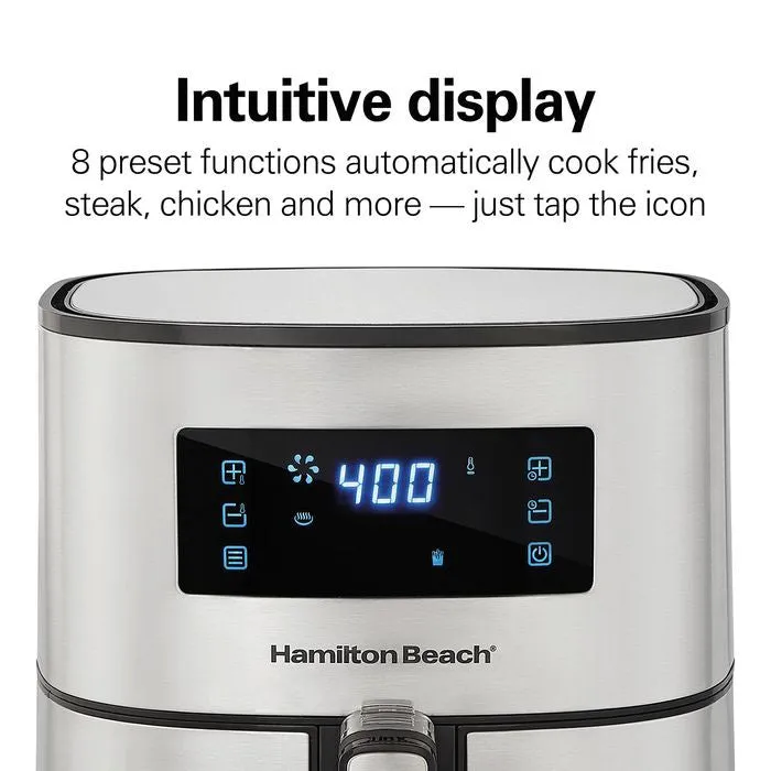 Hamilton Beach 35075 Digital Air Fryer 5.3 Quarts 5.0L