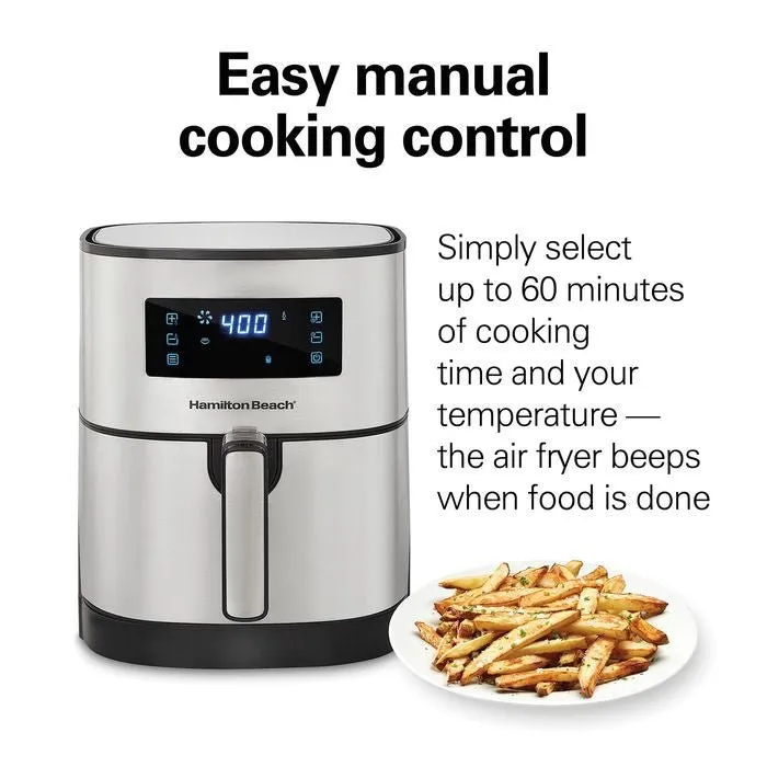 Hamilton Beach 35075 Digital Air Fryer 5.3 Quarts 5.0L