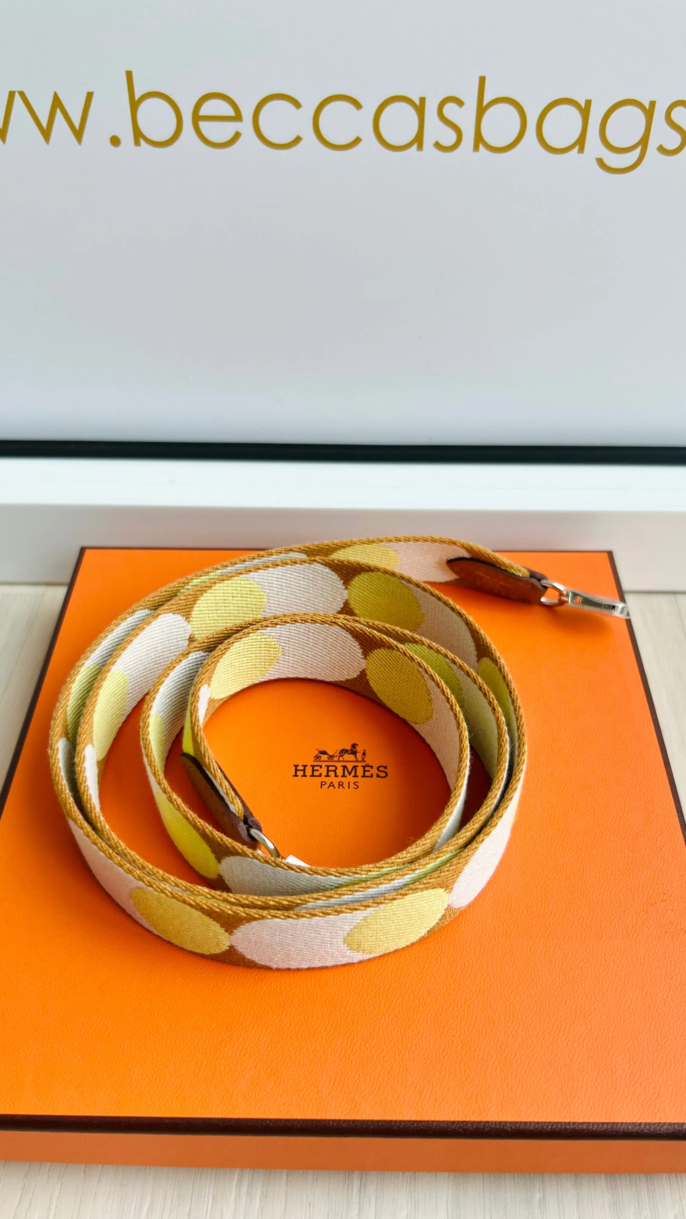 Hermes Sangle Flipperball 25 mm Bag Strap