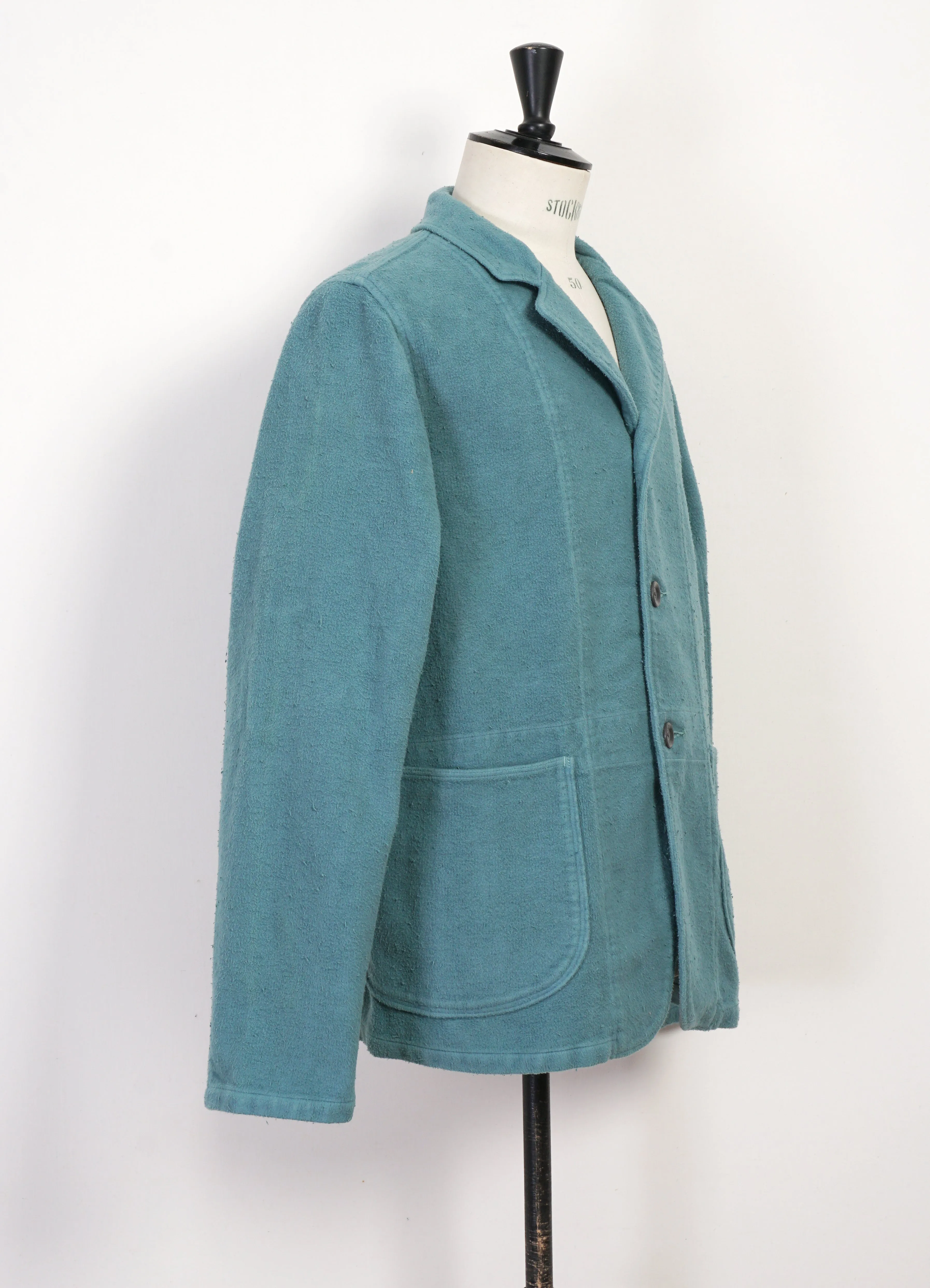 HOSPITAL JACKET | Napped Heat Corduroy Jacket | Turquoise