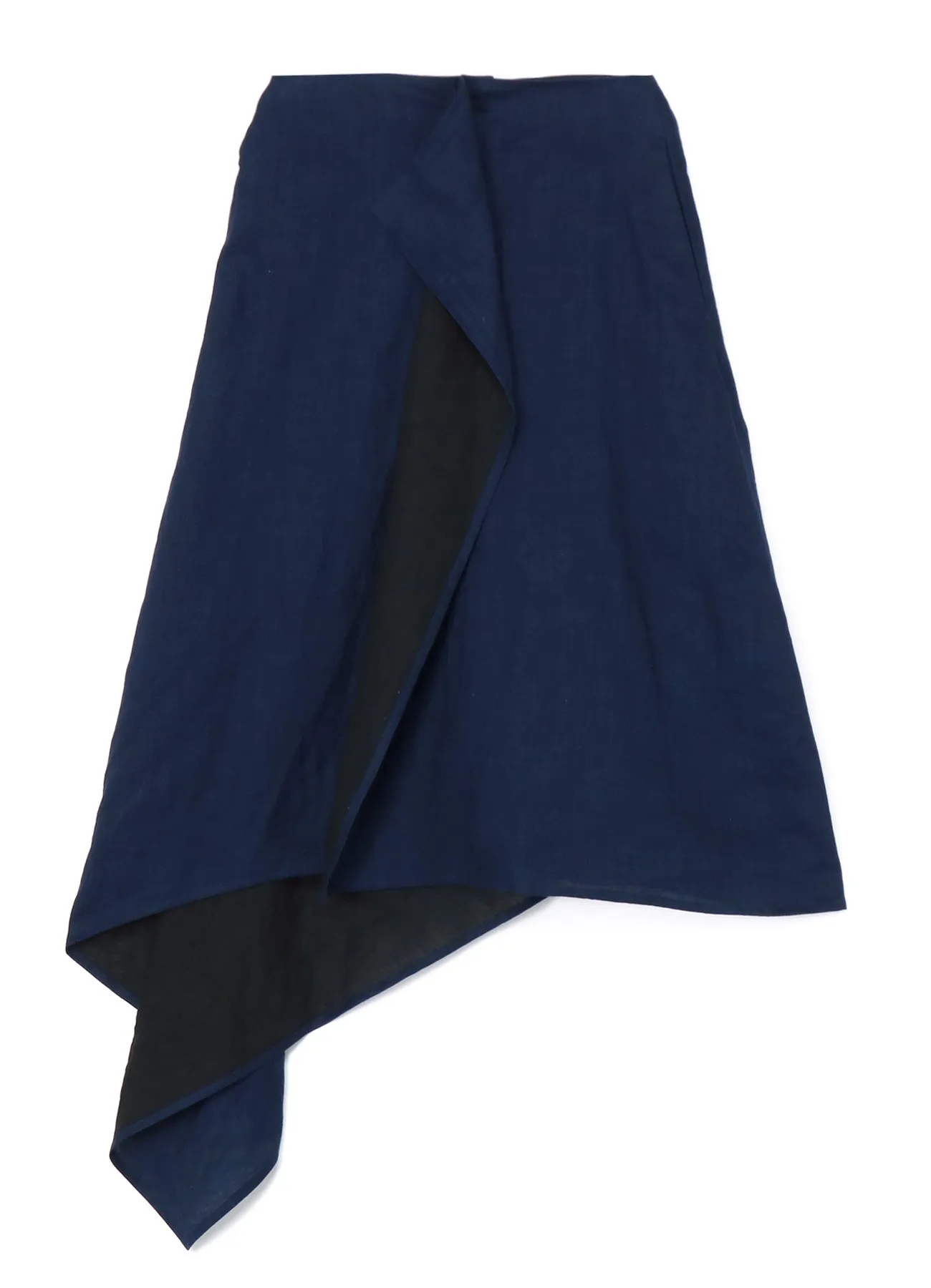 INDIGO   JAPANESE INK WRAP SKIRT