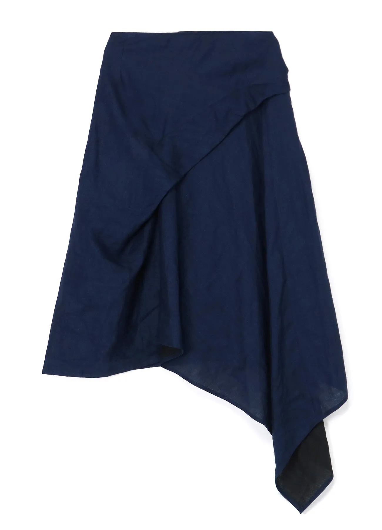 INDIGO   JAPANESE INK WRAP SKIRT