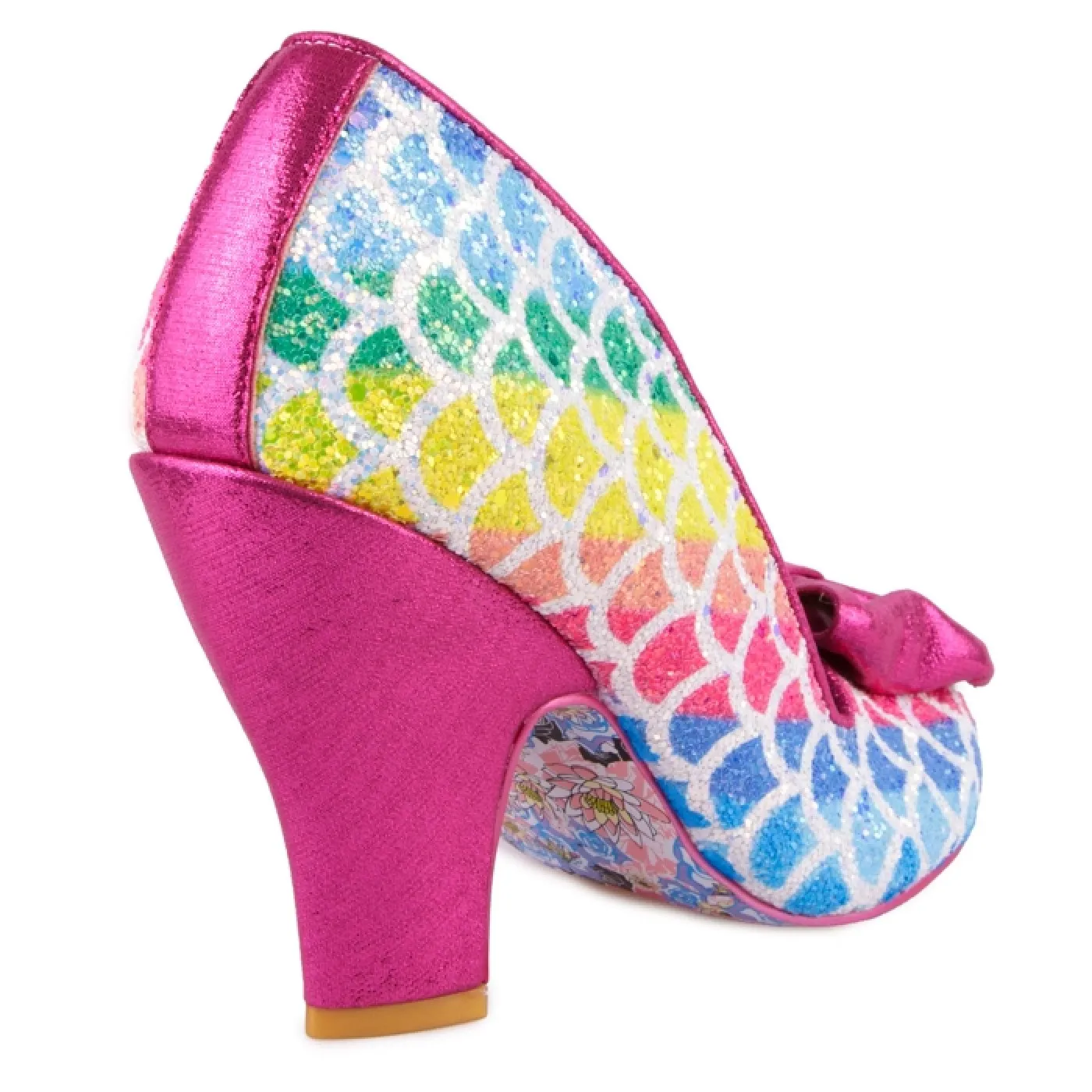 Irregular Choice Womens Just In Time Heel Shoes - Rainbow