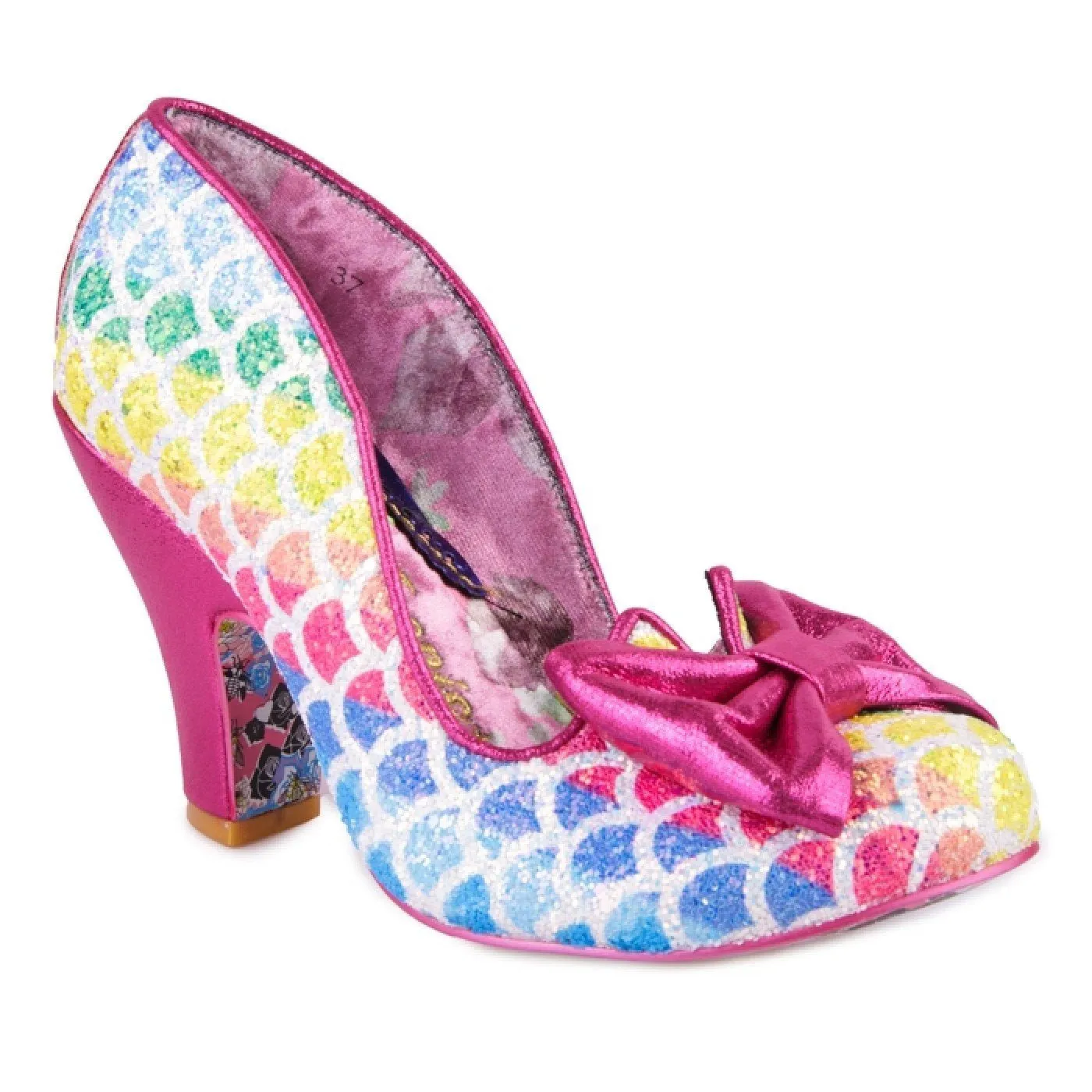 Irregular Choice Womens Just In Time Heel Shoes - Rainbow