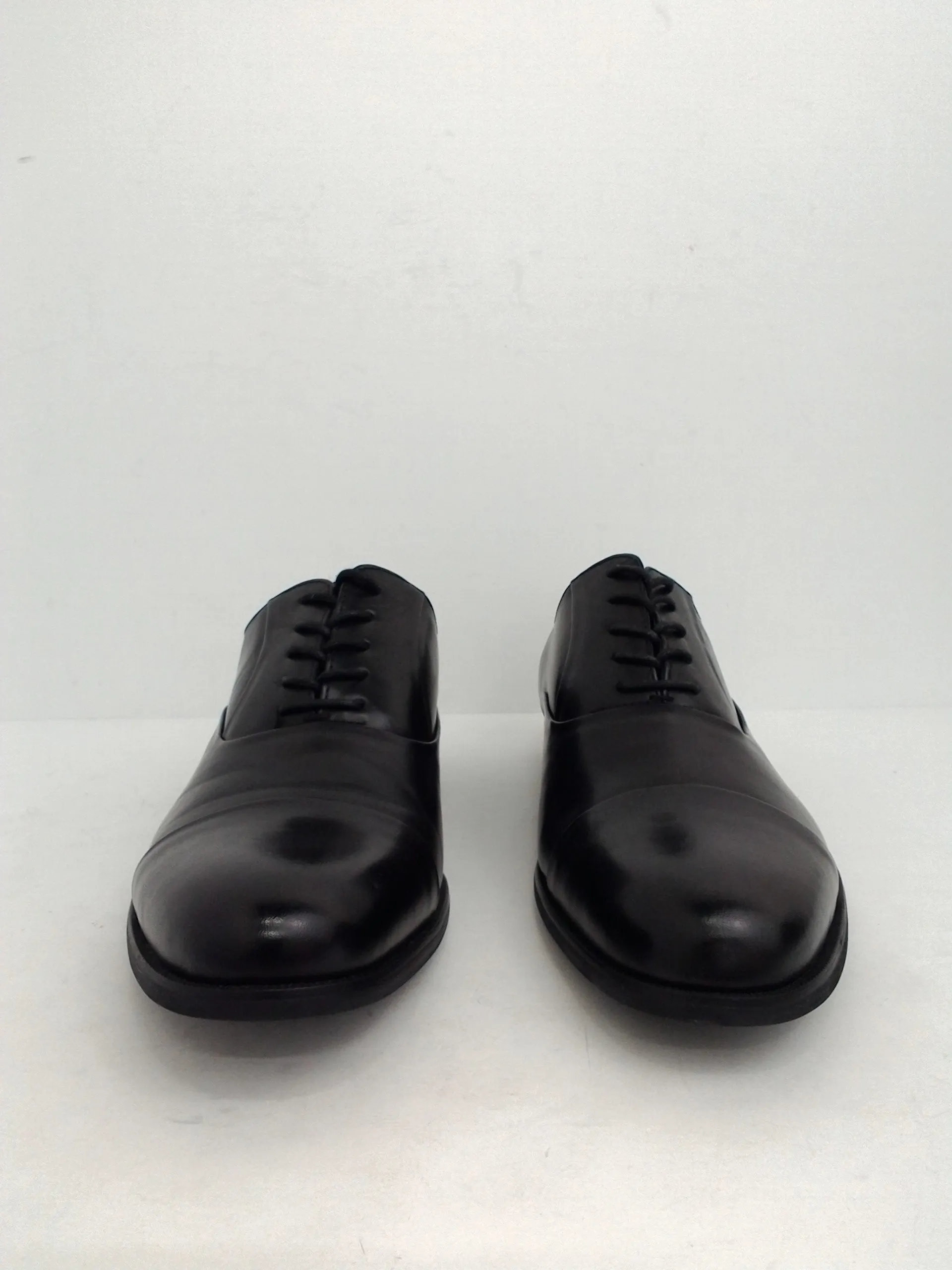 Kenneth Cole Reaction Men's Black Leather, Lace up Size 10