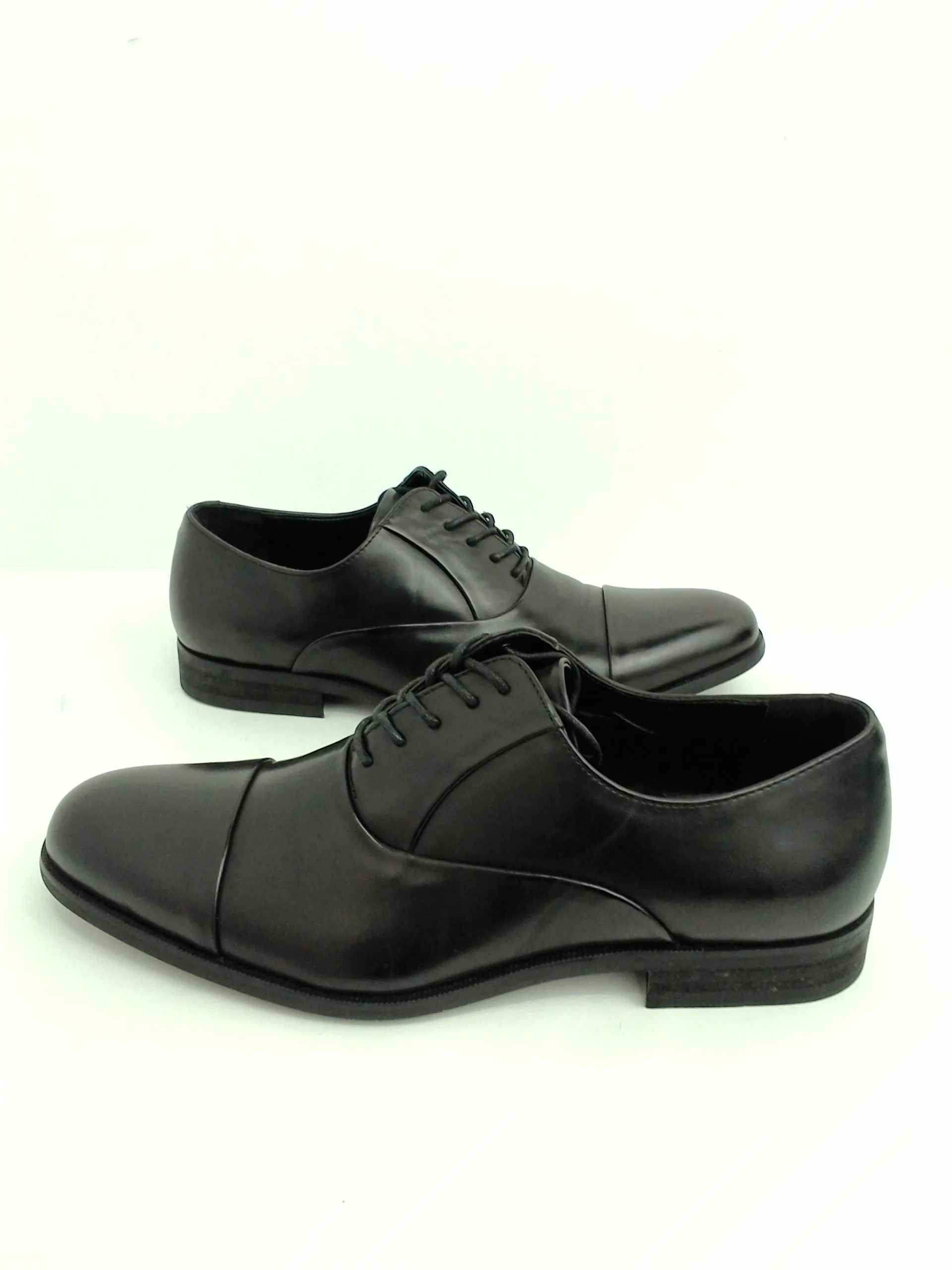 Kenneth Cole Reaction Men's Black Leather, Lace up Size 10