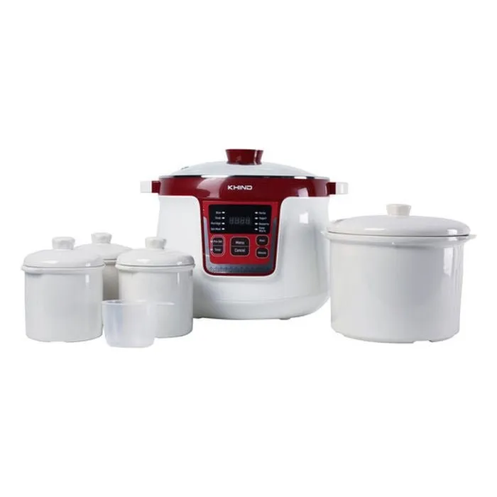 Khind DB32N Double Boiler 3.2L Ceramic Pot White