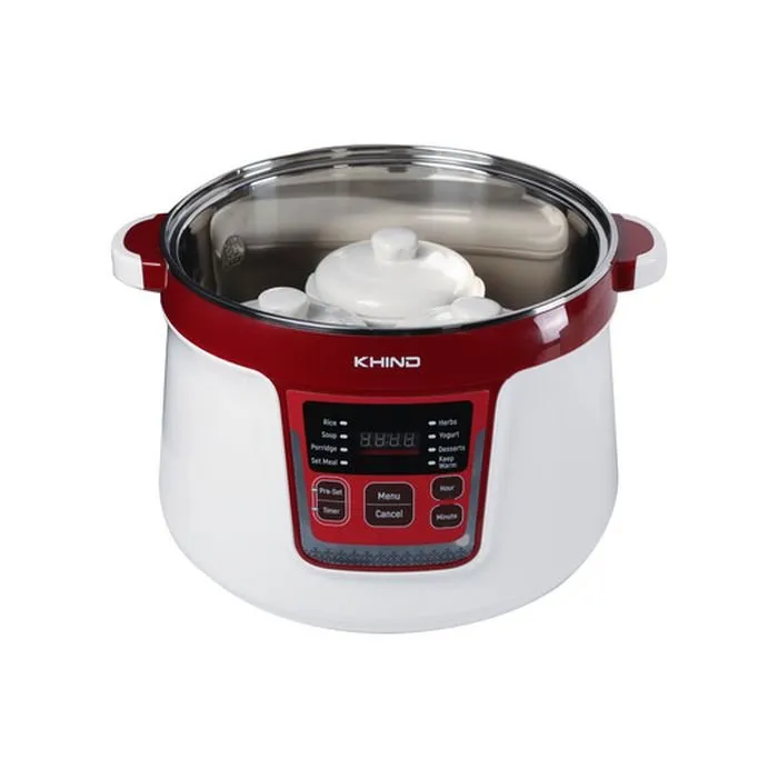 Khind DB32N Double Boiler 3.2L Ceramic Pot White